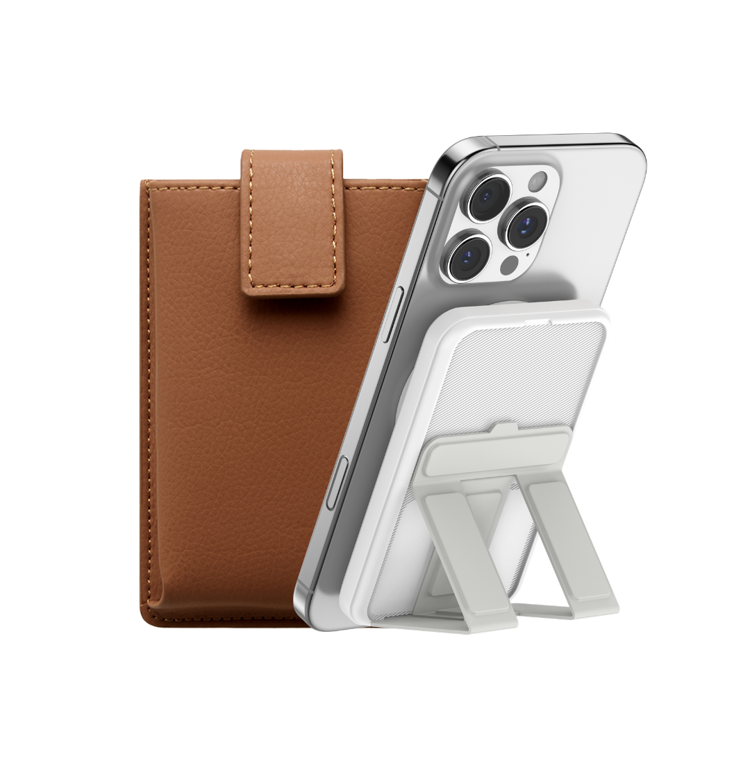 On The Go Pack, Zap Pad with the Saddle Brown PU Leather Travel Case